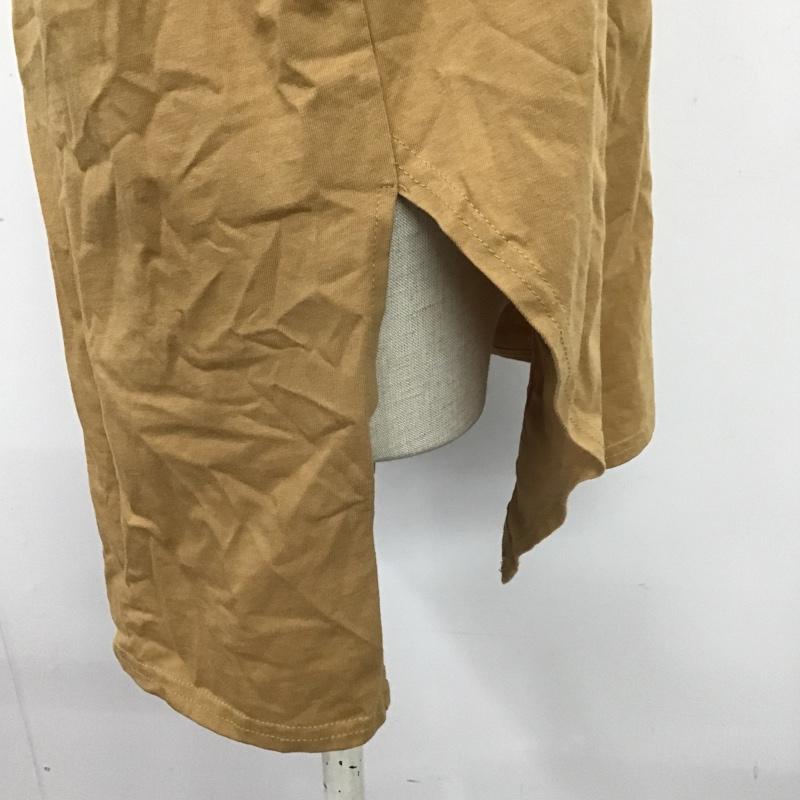 オズモーシス OSMOSIS カットソー 半袖 無地 茶 / ブラウン /  レディース USED 古着 中古 10100688