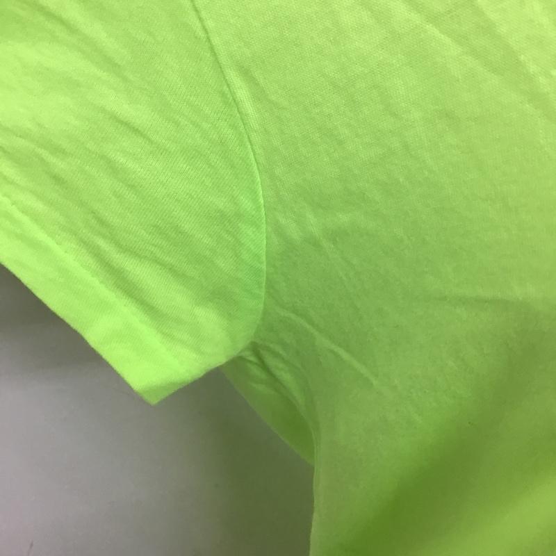 ラルフローレン RALPHLAUREN カットソー 半袖 XS プリント 黄緑 / イエローグリーン /  レディース USED 古着 中古 10100693