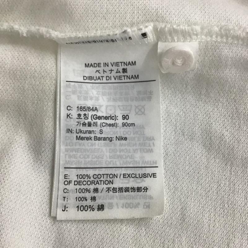 ナイキ NIKE ポロシャツ 半袖 CN8765-100 ロゴ S 刺繍 白 / ホワイト / メンズ USED 古着 中古 10100694