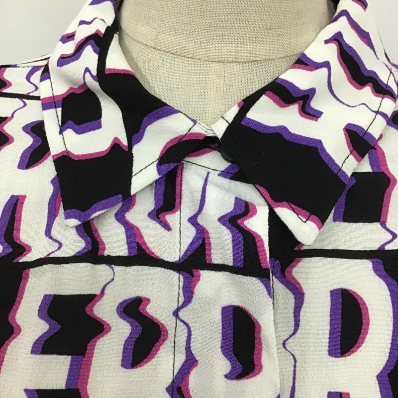 ベルシュカ Bershka シャツ、ブラウス 長袖 S 総柄 マルチカラー / マルチカラー / レディース USED 古着 中古 10100695