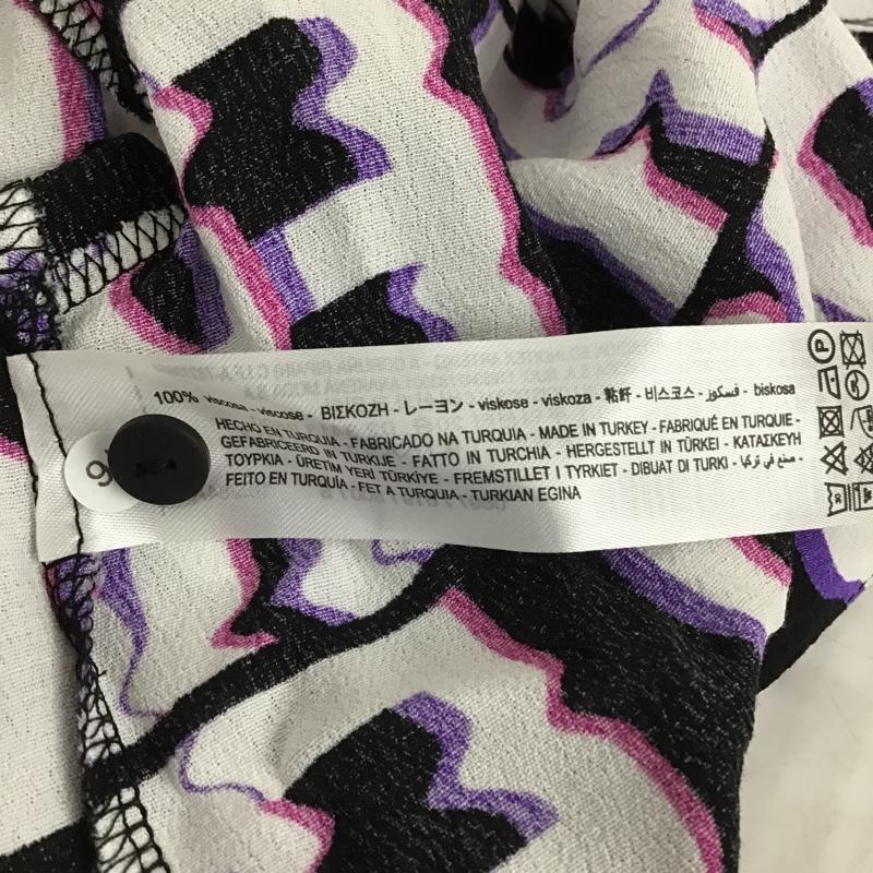 ベルシュカ Bershka シャツ、ブラウス 長袖 S 総柄 マルチカラー / マルチカラー / レディース USED 古着 中古 10100695