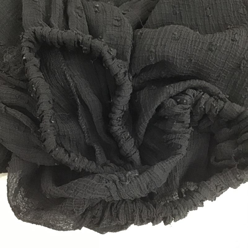 ザラ ZARA ワンピース ひざ丈スカート シースルー チュニック 刺繍 XS 刺繍 黒 / ブラック / レディース USED 古着 中古 10100701