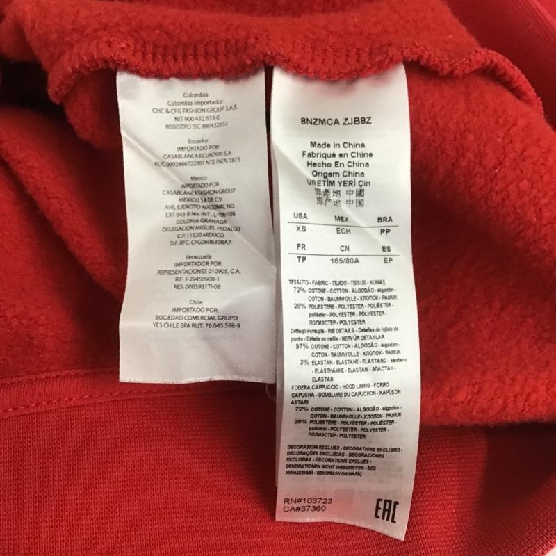 アルマーニエクスチェンジ A/X ARMANIEXCHANGE パーカー 長袖 8NZMCA ZJB8Z ジップパーカー 長袖パーカー スウェット フード付きスウェット XS 無地 赤 / レッド / メンズ USED 古着 中古 10100708