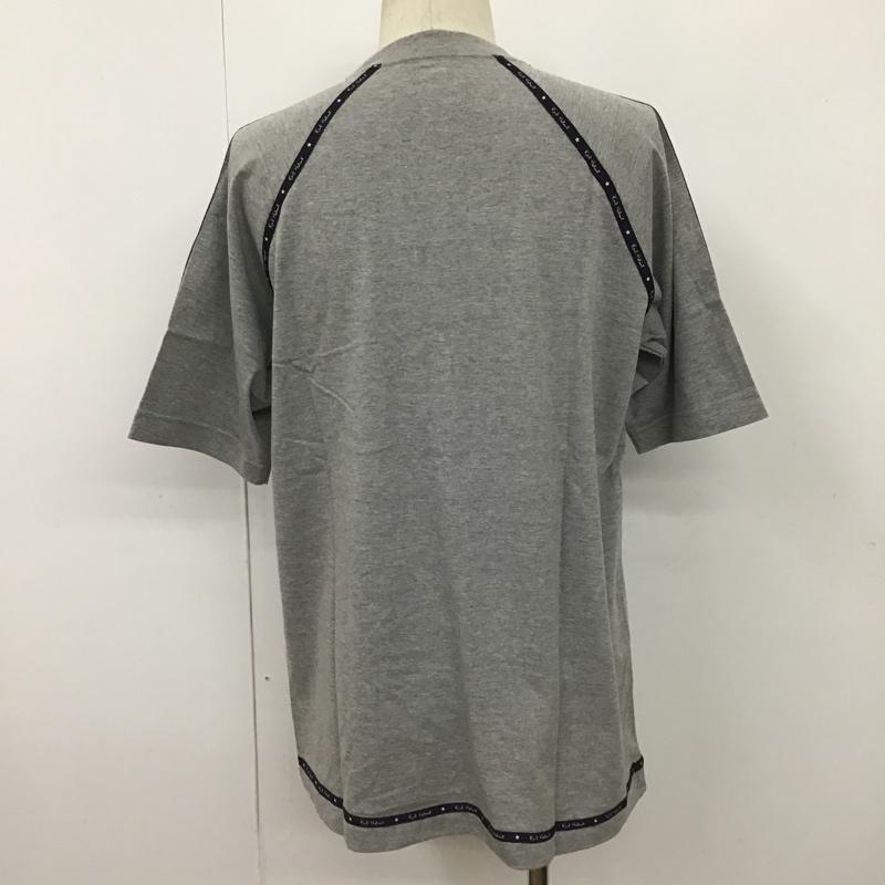 カールヘルム KARLHELMUT Tシャツ 半袖 半袖カットソー プリントTシャツ クルーネックカットソー ラグラン L ロゴ、文字 灰 / グレー / メンズ USED 古着 中古 10100731