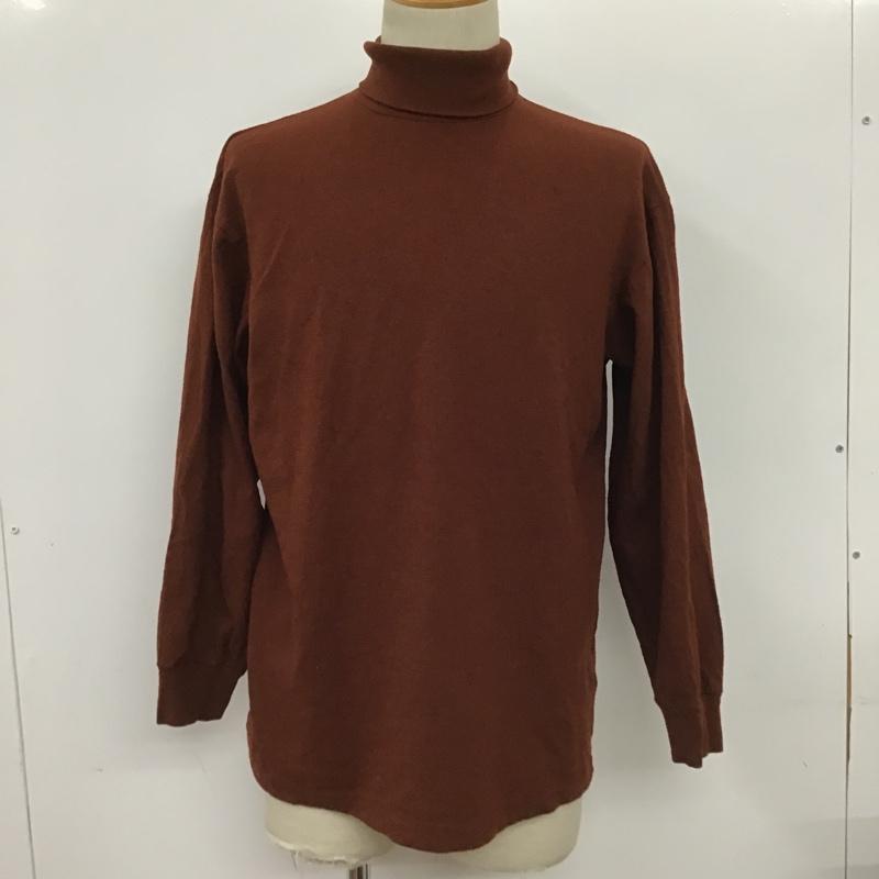 ワイズフォーメン Y's for men カットソー 長袖 MJ-T25-149 長袖カットソー タートルネックカットソー リブカットソー 無地 茶 / ブラウン / メンズ USED 古着 中古 10100747