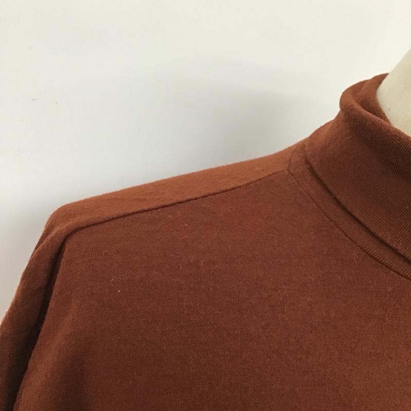ワイズフォーメン Y's for men カットソー 長袖 MJ-T25-149 長袖カットソー タートルネックカットソー リブカットソー 無地 茶 / ブラウン / メンズ USED 古着 中古 10100747
