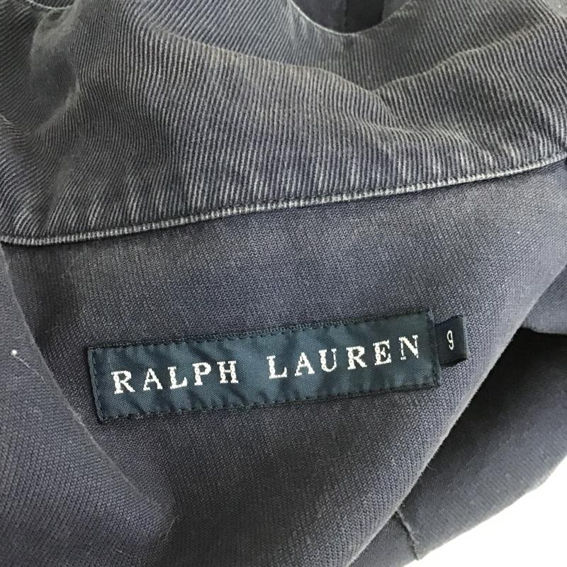 ラルフローレン RALPHLAUREN ジャケット、上着 ジャケット、ブレザー ジャケット カジュアルジャケット カラージャケット 前ボタンジャケット タイトジャケット 無地 紺 / ネイビー / レディース USED 古着 中古 10100795