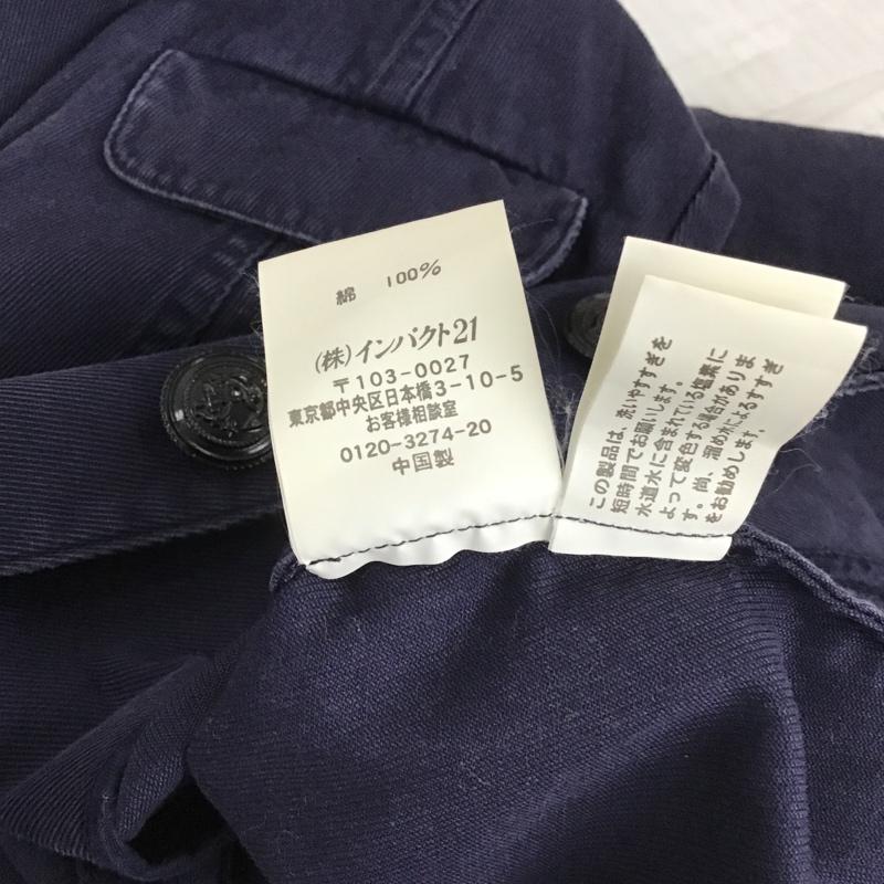 ラルフローレン RALPHLAUREN ジャケット、上着 ジャケット、ブレザー ジャケット カジュアルジャケット カラージャケット 前ボタンジャケット タイトジャケット 無地 紺 / ネイビー / レディース USED 古着 中古 10100795