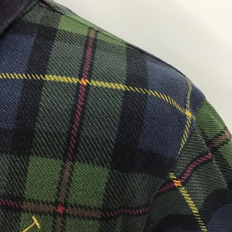 ポロバイラルフローレン Polo by RALPH LAUREN ポロシャツ 半袖 半袖ポロシャツ カラーシャツ チェックカットソーカジュアルシャツ チェックポロシャツ L チェック マルチカラー / マルチカラー / メンズ USED 古着 中古 10100805