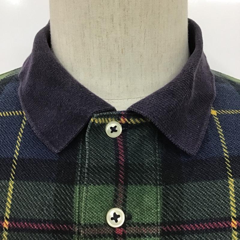 ポロバイラルフローレン Polo by RALPH LAUREN ポロシャツ 半袖 半袖ポロシャツ カラーシャツ チェックカットソーカジュアルシャツ チェックポロシャツ L チェック マルチカラー / マルチカラー / メンズ USED 古着 中古 10100805