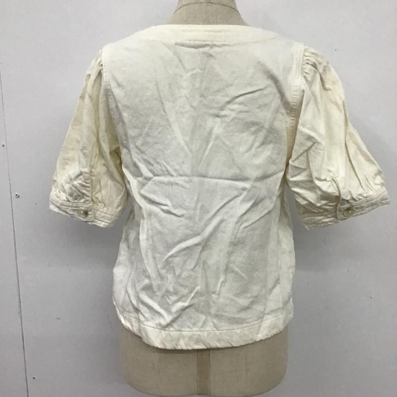 リーバイス Levi's シャツ、ブラウス 半袖 34621-0000 Vネック ノースリーブ XS 無地 アイボリー / アイボリー / レディース USED 古着 中古 10100806