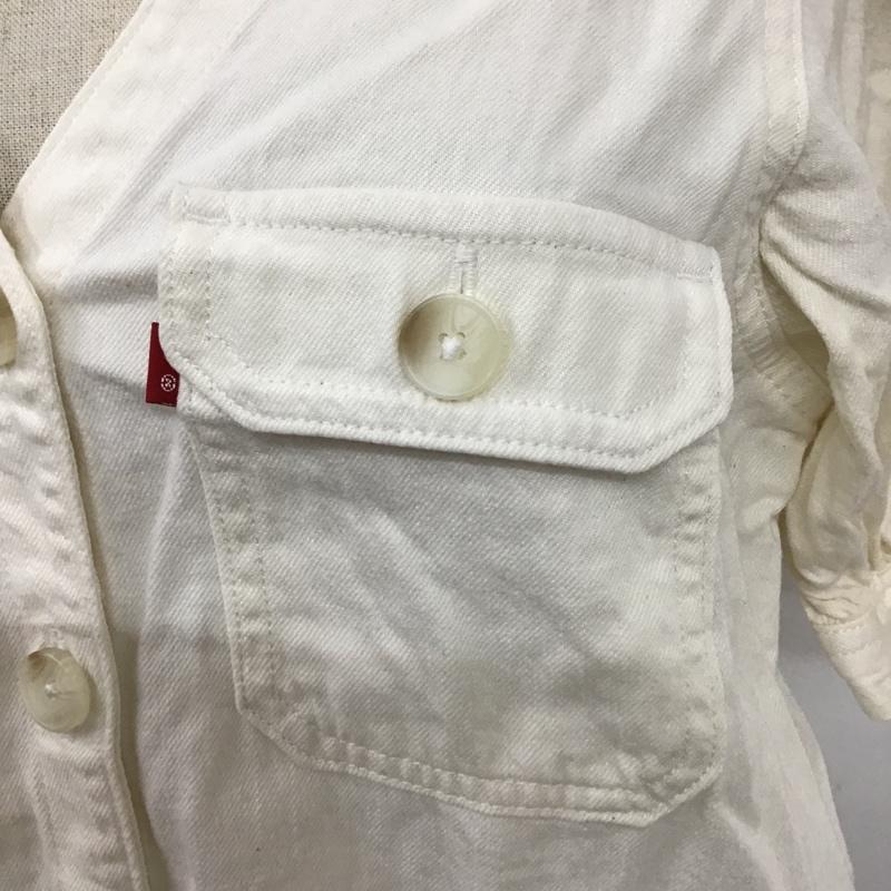 リーバイス Levi's シャツ、ブラウス 半袖 34621-0000 Vネック ノースリーブ XS 無地 アイボリー / アイボリー / レディース USED 古着 中古 10100806