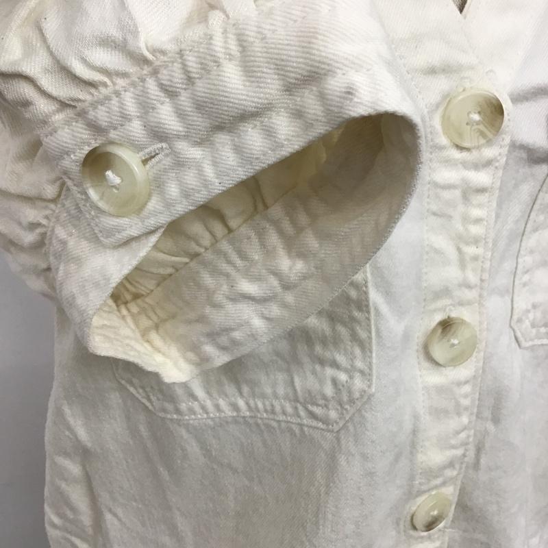 リーバイス Levi's シャツ、ブラウス 半袖 34621-0000 Vネック ノースリーブ XS 無地 アイボリー / アイボリー / レディース USED 古着 中古 10100806