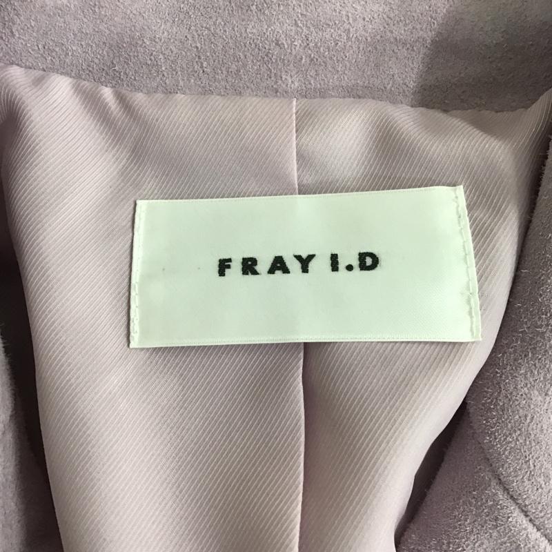 フレイ アイディー FRAY I.D ジャケット、上着 ジャンパー、ブルゾン ライダースジャケット ジップアップジャケット アウター カラージャケット 0 無地 紫 / パープル / レディース USED 古着 中古 10100840