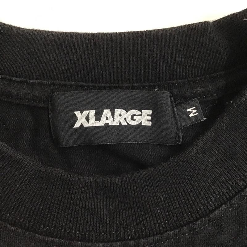 エクストララージ XLARGE Tシャツ 半袖 半袖カットソー プリントTシャツ クルーネックカットソー M プリント 黒 / ブラック / メンズ USED 古着 中古 10100849