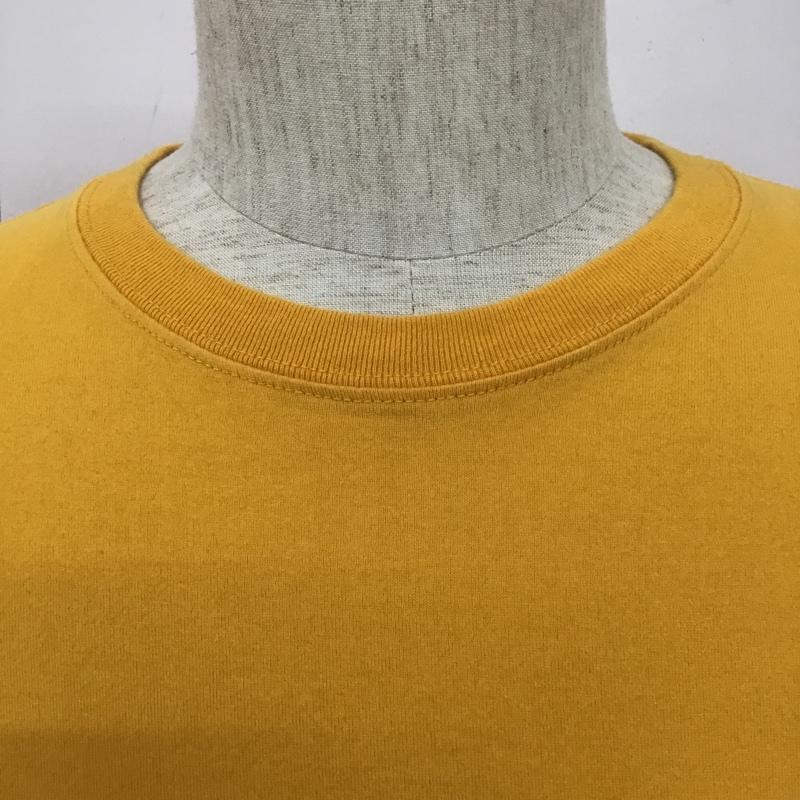 エクストララージ XLARGE Tシャツ 半袖 半袖カットソー プリントTシャツ クルーネックカットソー L ロゴ、文字 黄 / イエロー / メンズ USED 古着 中古 10100850