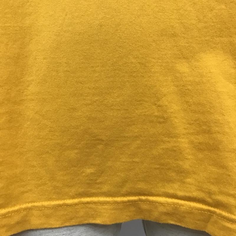 エクストララージ XLARGE Tシャツ 半袖 半袖カットソー プリントTシャツ クルーネックカットソー L ロゴ、文字 黄 / イエロー / メンズ USED 古着 中古 10100850