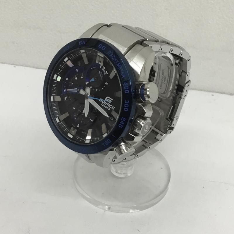 カシオ CASIO 腕時計 アナログ(クォーツ式) EQB-800DB-1AJF タフソーラー ロゴ、文字 青 / ブルー / メンズ USED 古着 中古 10100876