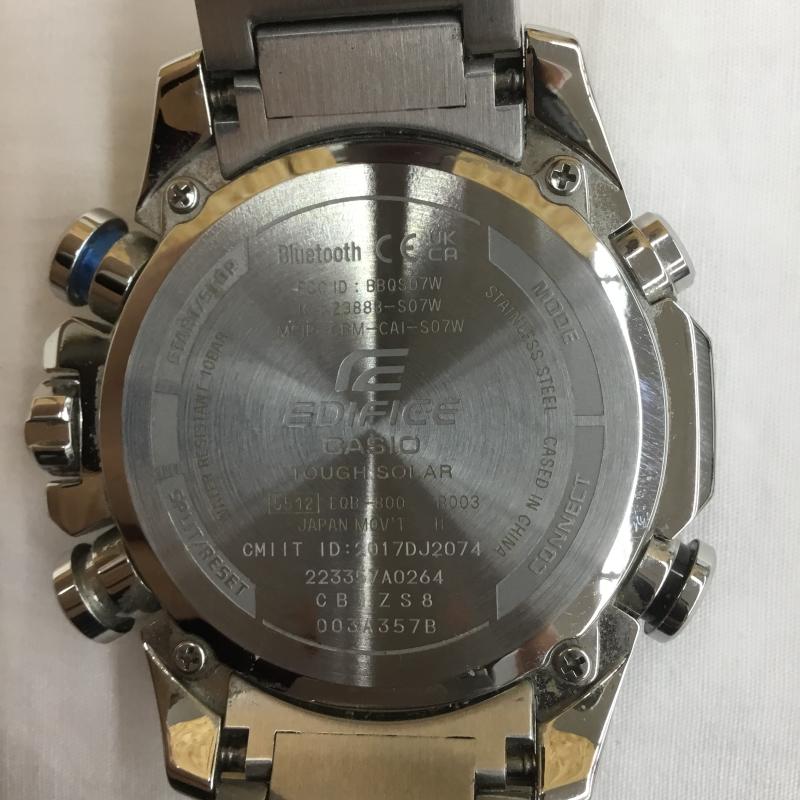 カシオ CASIO 腕時計 アナログ(クォーツ式) EQB-800DB-1AJF タフソーラー ロゴ、文字 青 / ブルー / メンズ USED 古着 中古 10100876