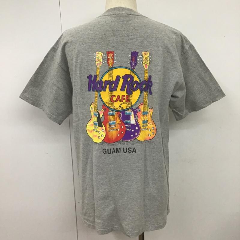 ハードロックカフェ HARD ROCK CAFE Tシャツ 半袖 半袖カットソー プリントTシャツ クルーネックカットソー 古着 L ロゴ、文字 灰 / グレー / メンズ USED 古着 中古 10100878