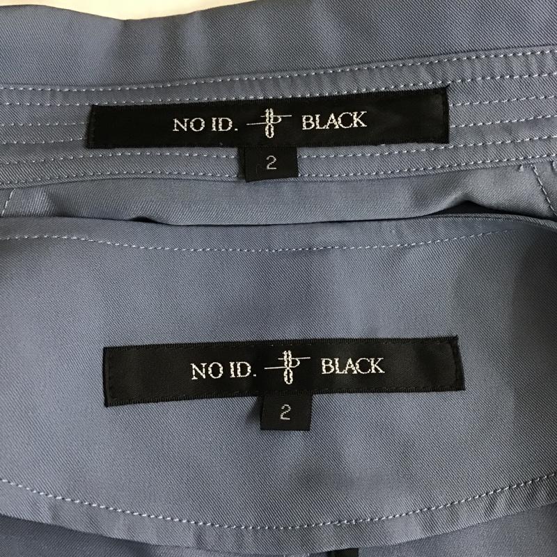 ノーアイディ NO ID. セットアップ セットアップ 450006-879C 3WAYセパレートトレンチコート ロングジャケット カラージャケット ベスト 2 無地 青 / ブルー / X 灰 / グレー / メンズ USED 古着 中古 10100887