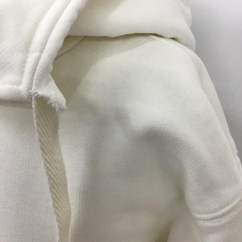 メゾン マルジェラ Maison Margiela パーカー 長袖 S50GU0152 パーカー 長袖スウェット トレーナー 長袖パーカー プリントスウェット 48 ロゴ、文字 白 / ホワイト / メンズ USED 古着 中古 10100889