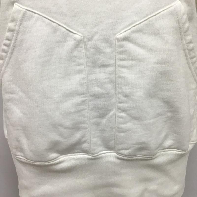 メゾン マルジェラ Maison Margiela パーカー 長袖 S50GU0152 パーカー 長袖スウェット トレーナー 長袖パーカー プリントスウェット 48 ロゴ、文字 白 / ホワイト / メンズ USED 古着 中古 10100889