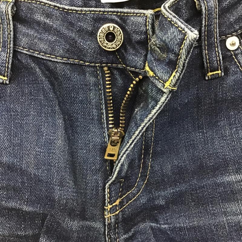 アベイシングエイプ A BATHING APE パンツ ショートパンツ ショートパンツ ハーフパンツ カジュアルパンツ デニムパンツ XS ロゴ、文字 X 刺繍 インディゴ / インディゴ /  レディース USED 古着 中古 10100902