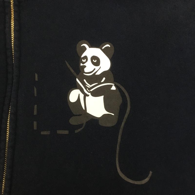 アベイシングエイプ A BATHING APE パーカー 長袖 PANDA FULL ZIP HOODIE パンダパーカー L アニマル柄 紺 / ネイビー / メンズ USED 古着 中古 10100915