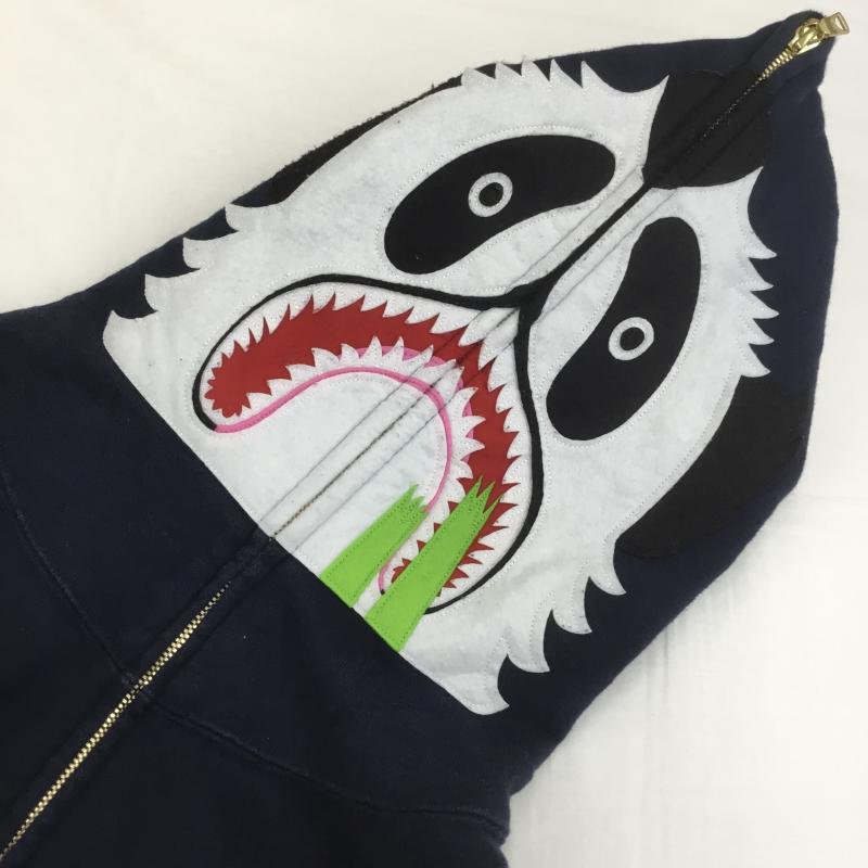 アベイシングエイプ A BATHING APE パーカー 長袖 PANDA FULL ZIP HOODIE パンダパーカー L アニマル柄 紺 / ネイビー / メンズ USED 古着 中古 10100915