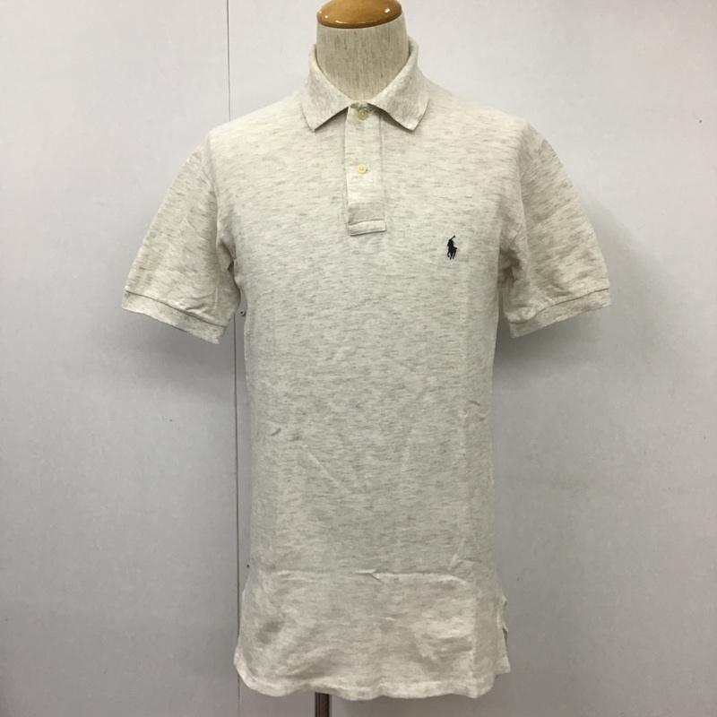 ポロバイラルフローレン Polo by RALPH LAUREN ポロシャツ 半袖 S 無地 オフホワイト / オフホワイト / メンズ USED 古着 中古 10100931