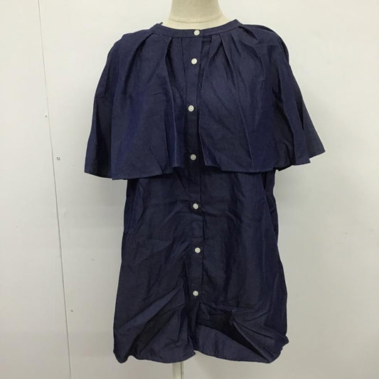 ニコアンド niko and... カットソー 半袖 M 無地 インディゴ / インディゴ /  レディース USED 古着 中古 10100956