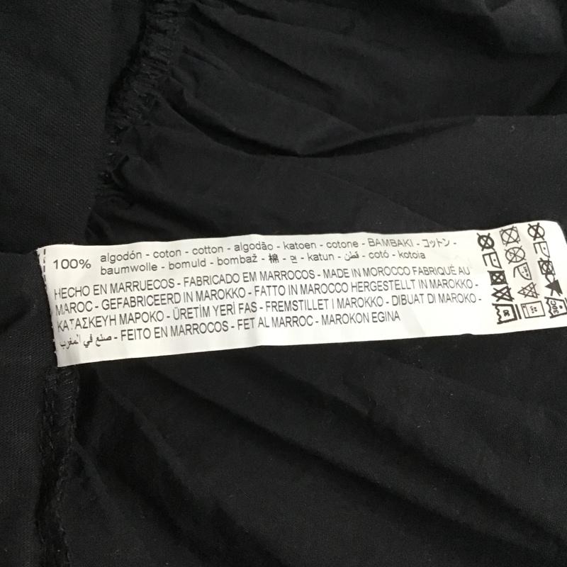 ザラ ZARA カットソー 半袖 L 無地 黒 / ブラック /  レディース USED 古着 中古 10100968