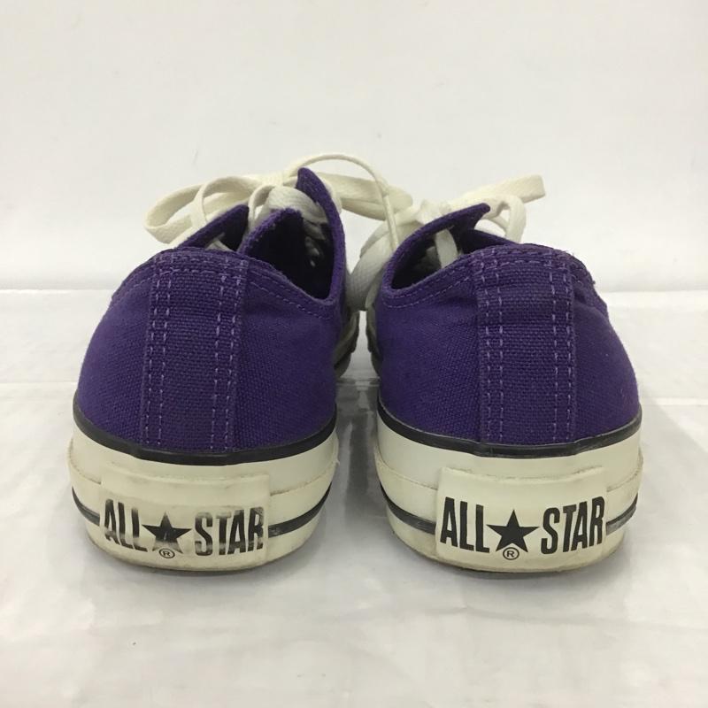 コンバース CONVERSE スニーカー スニーカー 1CL630 ALL STAR ローカット 24cm 24.0cm ロゴ、文字 紫 / パープル / X 白 / ホワイト / レディース USED 古着 中古 10100971