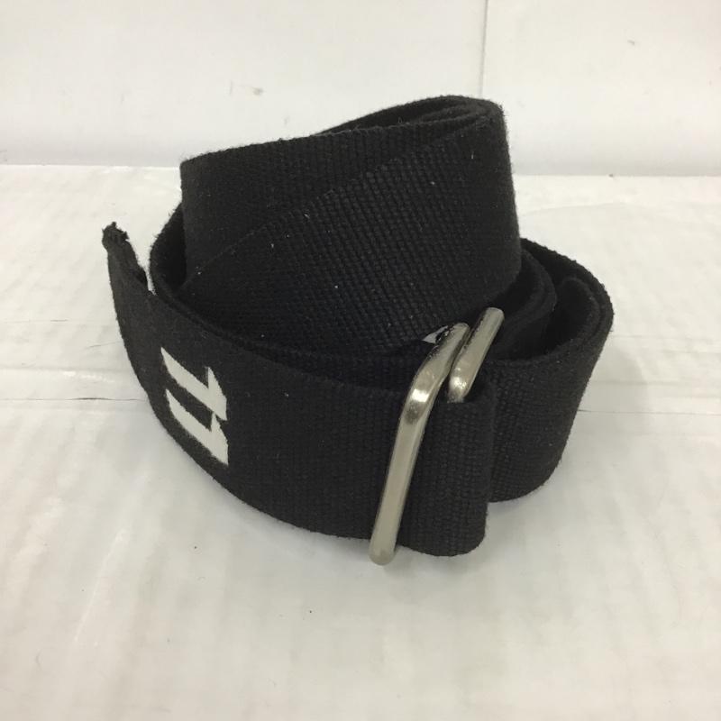 イレブン バイ ボリス バイジャン サベリ 11 by Boris Bidjan Saberi ベルト・バックル ベルト ロングベルト 布製 刺繍 黒 / ブラック / メンズ USED 古着 中古 10100978