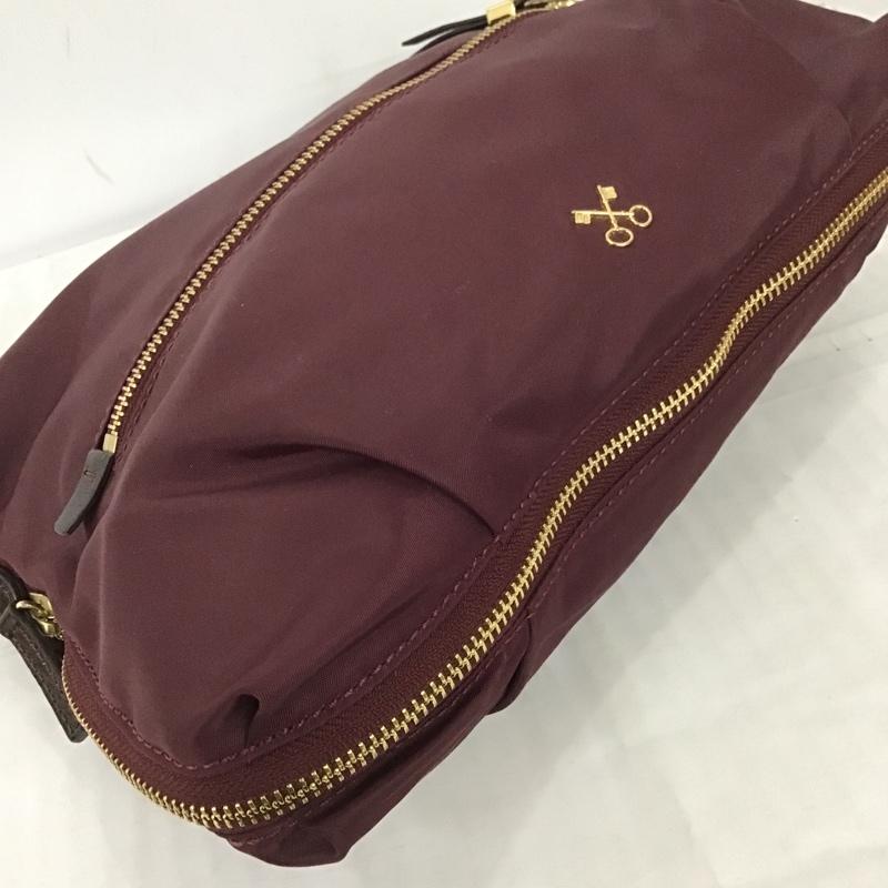 サザビー SAZABY ショルダーバッグ ショルダーバッグ 2WAY ロゴ、文字 ボルドー / ボルドー / レディース USED 古着 中古 10100999