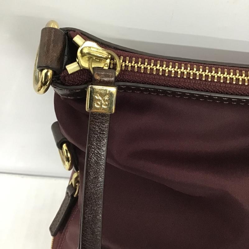 サザビー SAZABY ショルダーバッグ ショルダーバッグ 2WAY ロゴ、文字 ボルドー / ボルドー / レディース USED 古着 中古 10100999