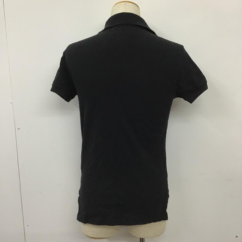ポロラルフローレン POLO RALPH LAUREN ポロシャツ 半袖 XS 無地 黒 / ブラック / メンズ USED 古着 中古 10101001
