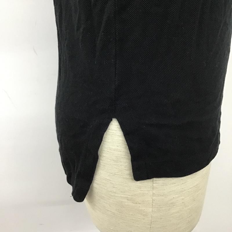 ポロラルフローレン POLO RALPH LAUREN ポロシャツ 半袖 XS 無地 黒 / ブラック / メンズ USED 古着 中古 10101001