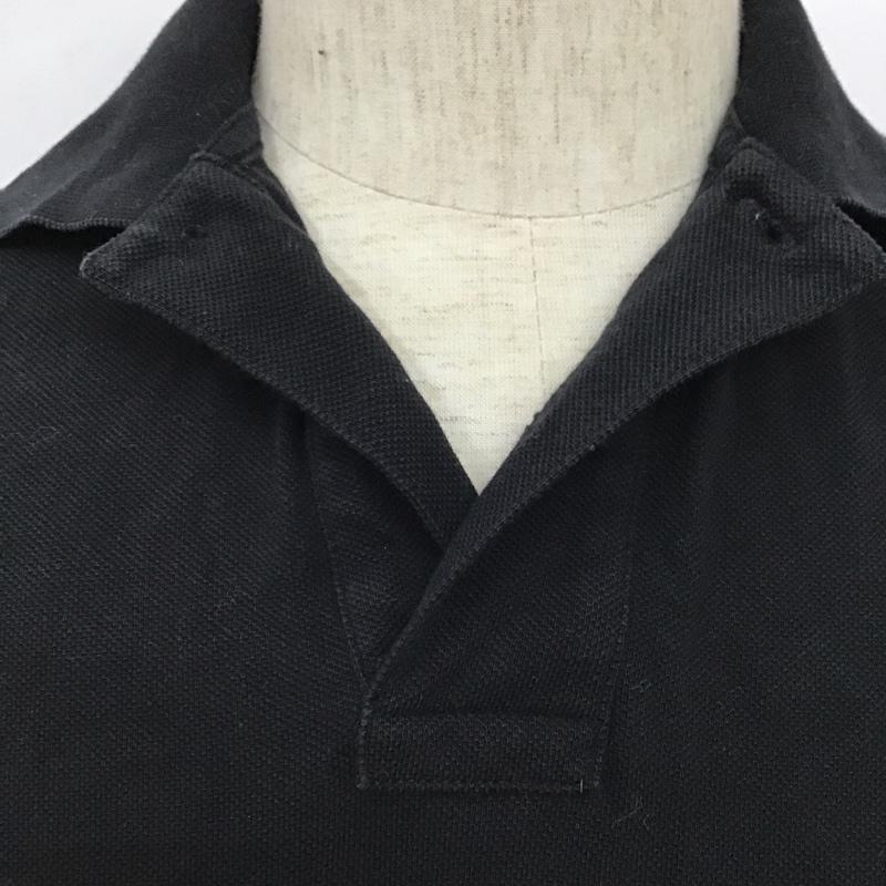 ポロラルフローレン POLO RALPH LAUREN ポロシャツ 半袖 XS 無地 黒 / ブラック / メンズ USED 古着 中古 10101001