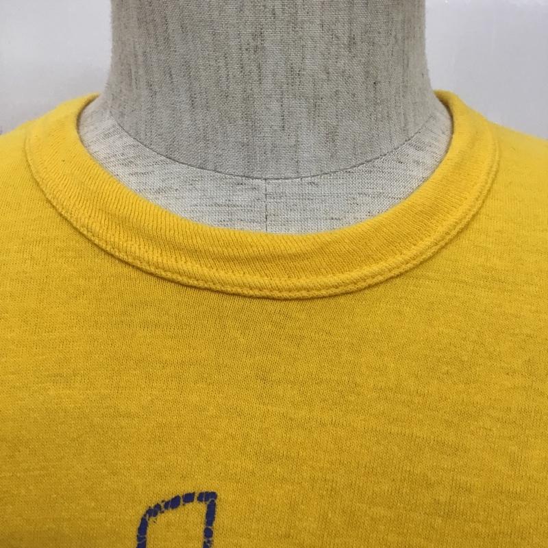 ラッセル RUSSELL Tシャツ 半袖 半袖カットソー プリントTシャツ クルーネックカットソー 70s 古着 L プリント 黄 / イエロー / メンズ USED 古着 中古 10101022