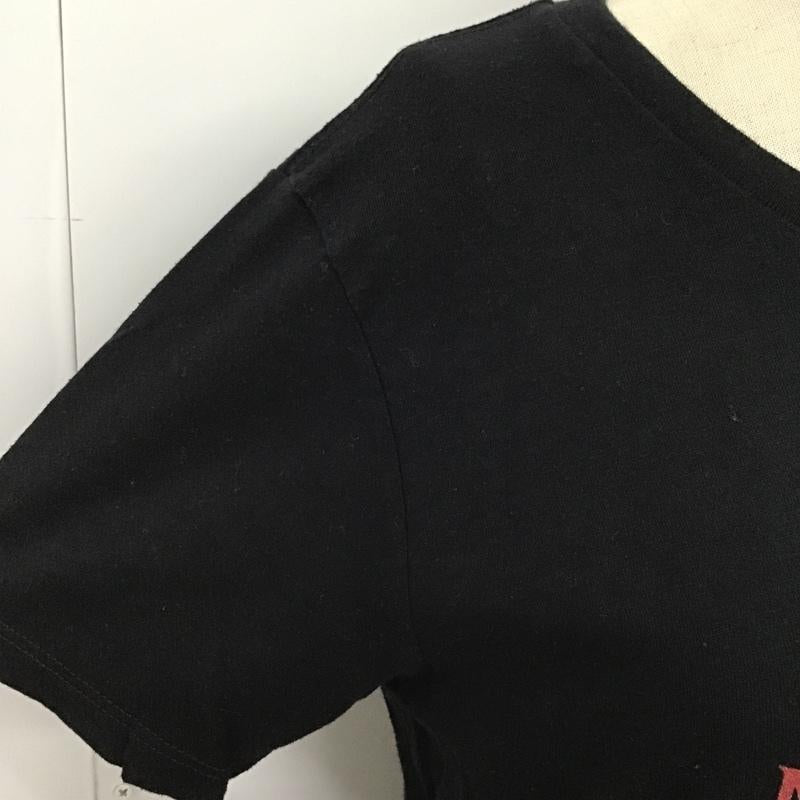 ハーレーダビッドソン Harley-Davidson Tシャツ 半袖 プリントTシャツ XL プリント X ロゴ、文字 黒 / ブラック / レディース USED 古着 中古 10101028