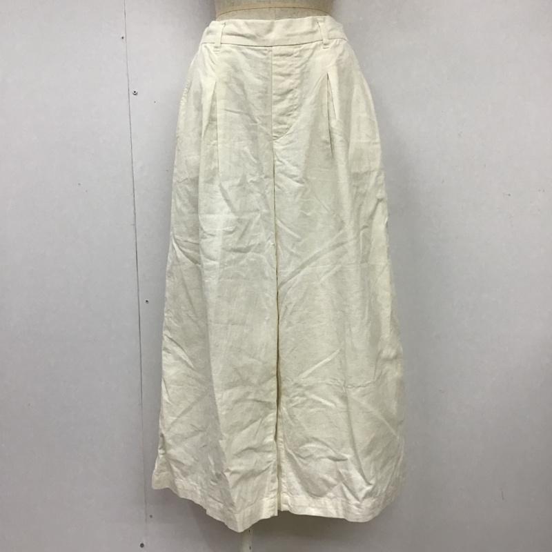 スタディオクリップ studio CLIP ボトムス ボトムス SC174040-2 コットンリネンボンパンツ M 無地 白 / ホワイト /  レディース USED 古着 中古 10101040
