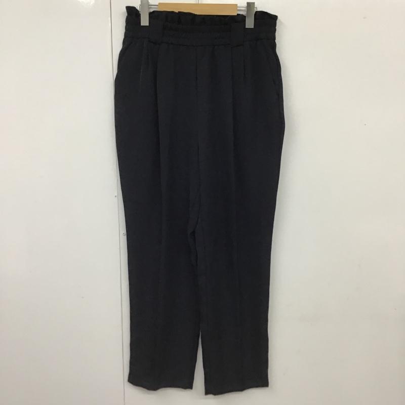 ザラ ZARA パンツ スラックス L 無地 紺 / ネイビー /  レディース USED 古着 中古 10101043