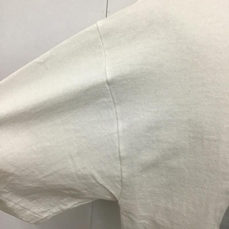 アベイシングエイプ A BATHING APE Tシャツ 半袖 半袖カットソー プリントTシャツ クルーネックカットソー XL プリント 白 / ホワイト / メンズ USED 古着 中古 10101046