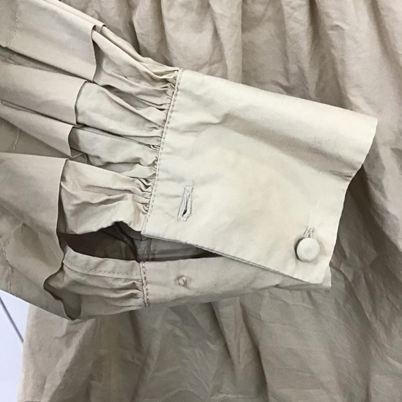 フーズフーチコ who's who Chico カットソー 長袖 CHZ1092504A0001 シャツブラウス2way 長袖カットソー ブラウス パフスリーブ フレアカットソー FREE 無地 ベージュ / ベージュ /  レディース USED 古着 中古 10101059