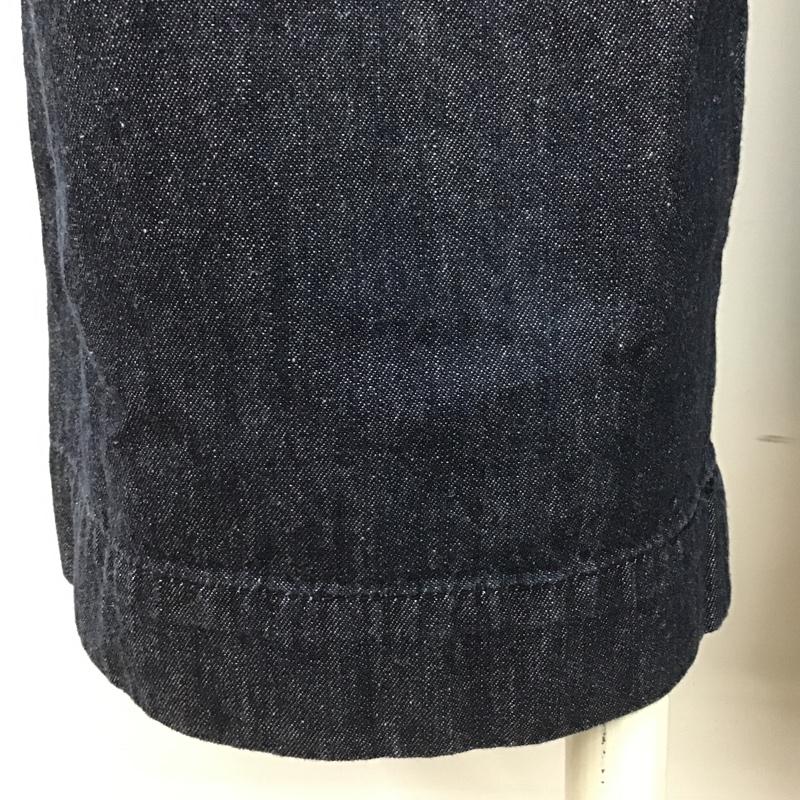 センスオブプレイス SENSEOFPLACE パンツ デニム、ジーンズ AA85-24A016 ボトム デニムパンツ ワイドパンツ カジュアルパンツ フレアパンツ 38 無地 インディゴ / インディゴ /  レディース USED 古着 中古 10101061
