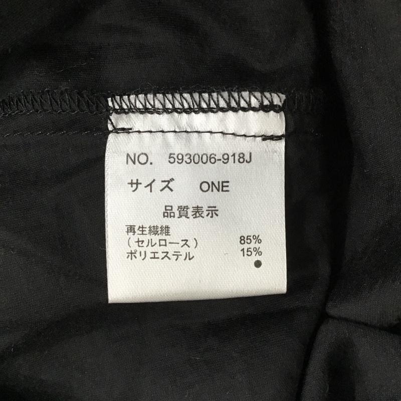 ローフ loaf シャツ、ブラウス 半袖 593006-918J ハーフスリーブギャザーブルゾン 半袖シャツ カジュアルシャツ 無地 黒 / ブラック / レディース USED 古着 中古 10101069