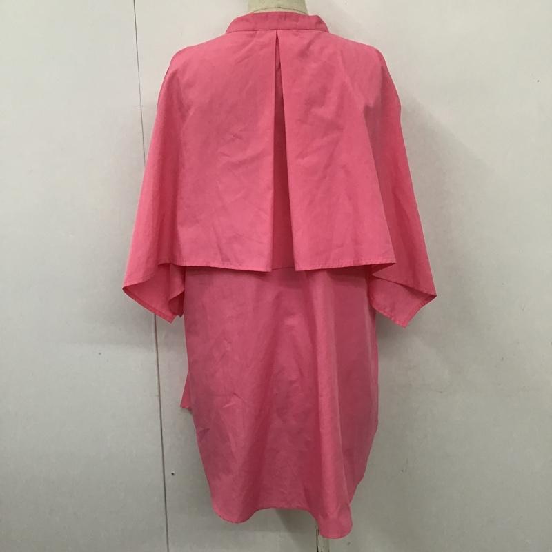 バースデイルーム Birthday room シャツ、ブラウス 半袖 1505AN01 2WAYケープブラウス FREE 無地 桃 / ピンク / レディース USED 古着 中古 10101073