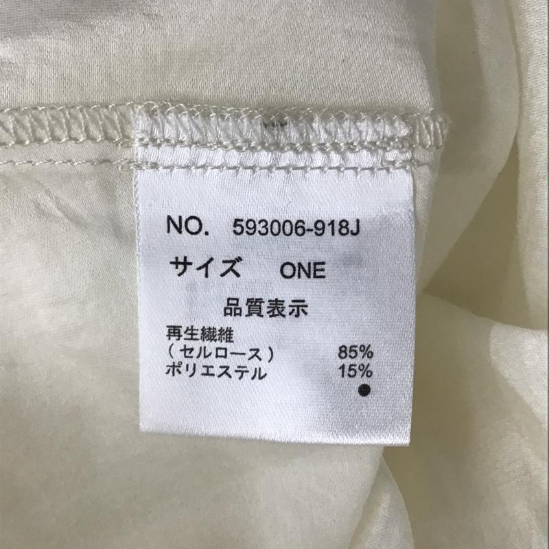 ローフ loaf シャツ、ブラウス 半袖 593006-918J ハーフスリーブギャザーブルゾン 半袖シャツ カジュアルシャツ 無地 白 / ホワイト / レディース USED 古着 中古 10101074